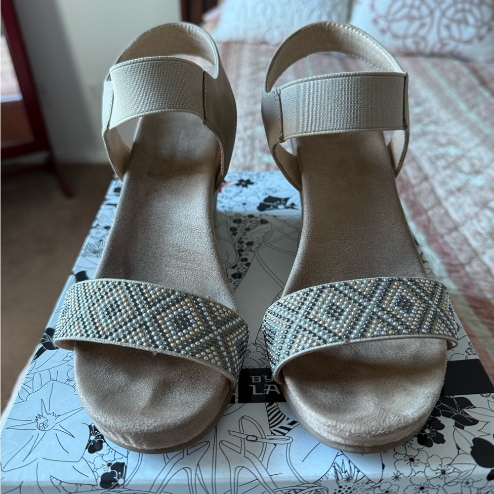 Chinese Laundry Beige Wedges